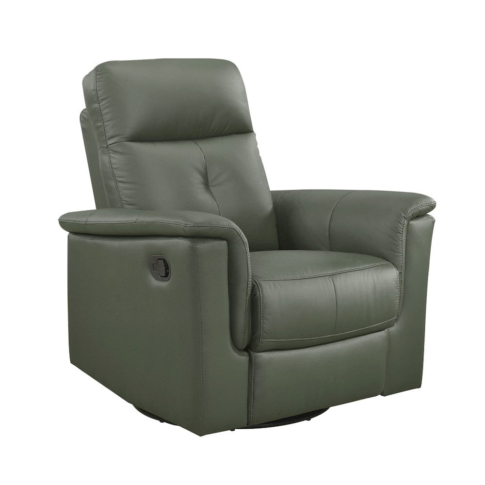 Homelegance  - Bristow Swivel Glider Reclining Chair in Green - 9620GRN-1  view 1
