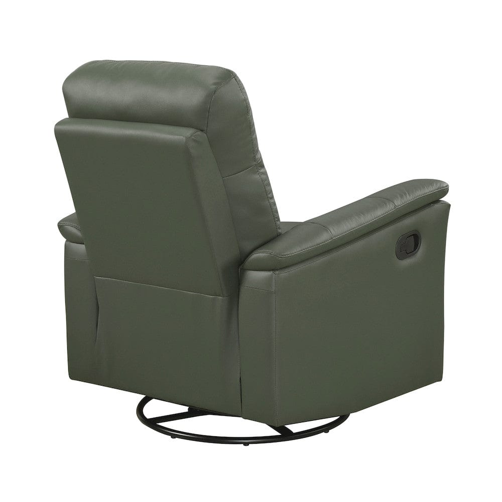Homelegance  - Bristow Swivel Glider Reclining Chair in Green - 9620GRN-1  view 6