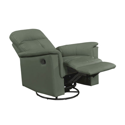 Homelegance  - Bristow Swivel Glider Reclining Chair in Green - 9620GRN-1  view 9