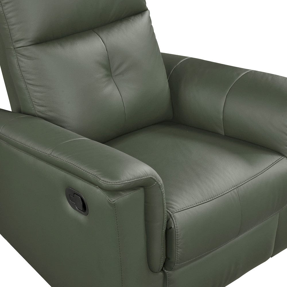 Homelegance  - Bristow Swivel Glider Reclining Chair in Green - 9620GRN-1  view 11