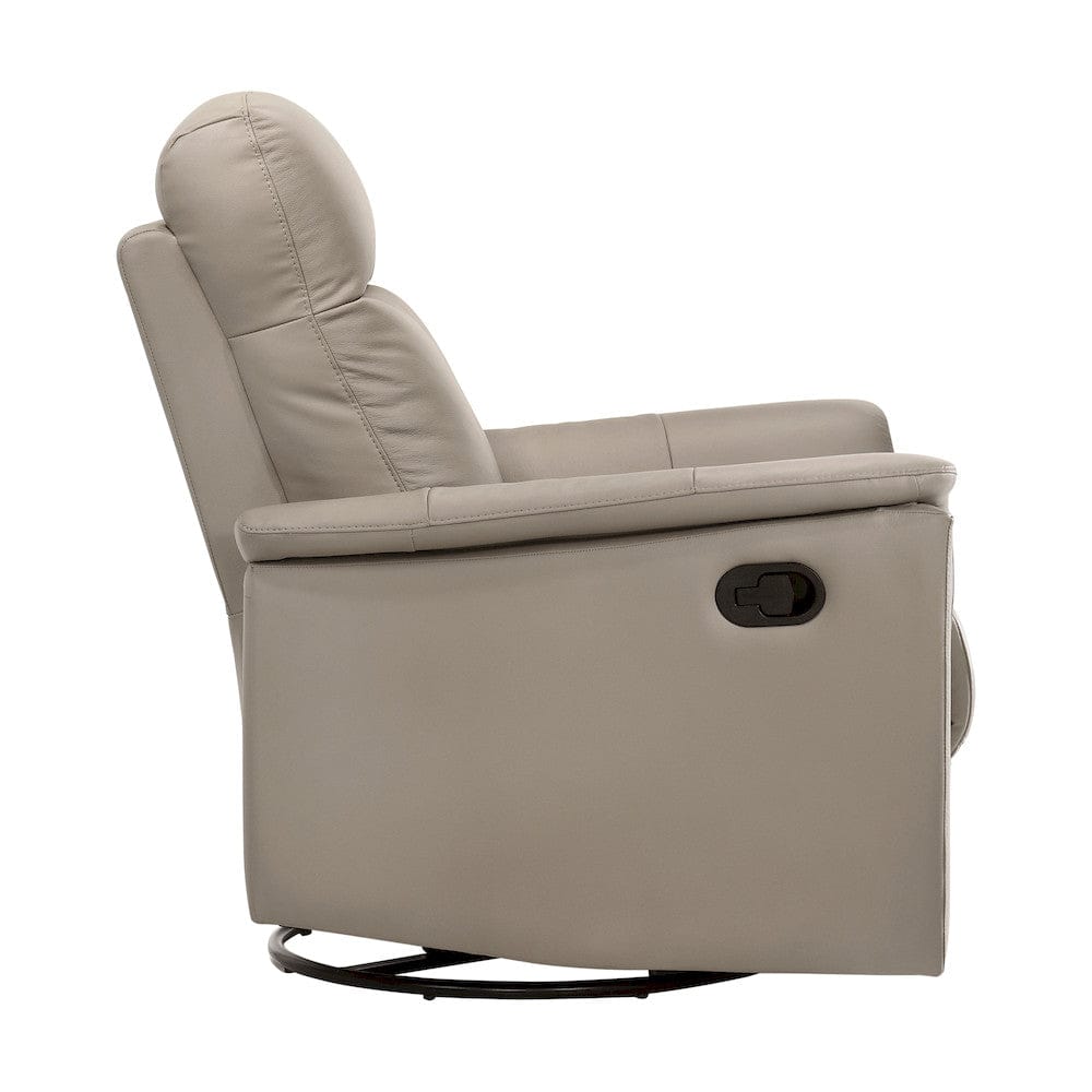Homelegance  - Bristow Swivel Glider Reclining Chair in Latte - 9620LTE-1  view 3