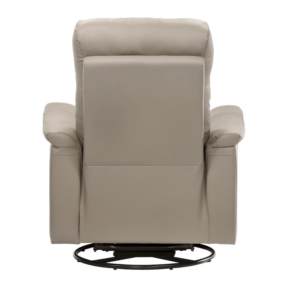 Homelegance  - Bristow Swivel Glider Reclining Chair in Latte - 9620LTE-1  view 4