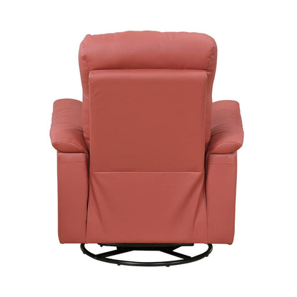 Homelegance  - Bristow Swivel Glider Reclining Chair in Red - 9620RED-1  view 9