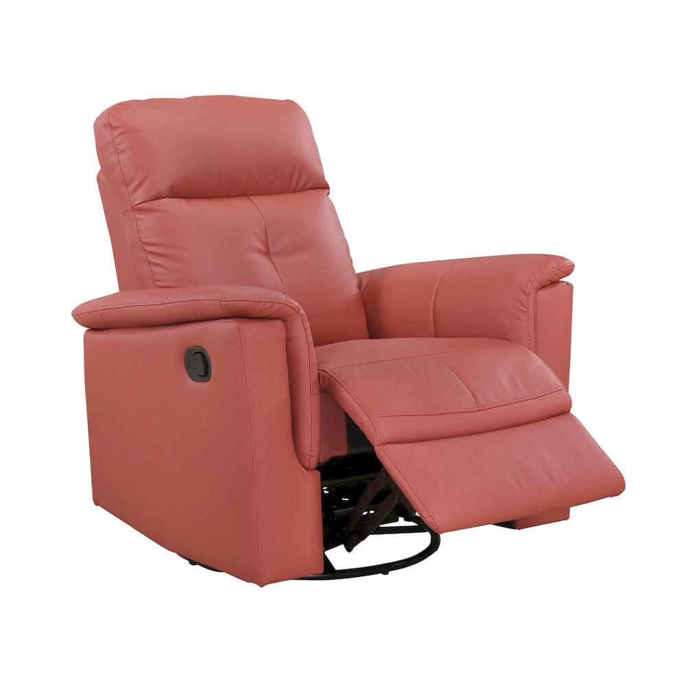 Homelegance  - Bristow Swivel Glider Reclining Chair in Red - 9620RED-1  view 10
