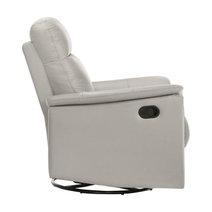 Homelegance  - Bristow Swivel Glider Reclining Chair in Silver - 9620SVE-1  view 3