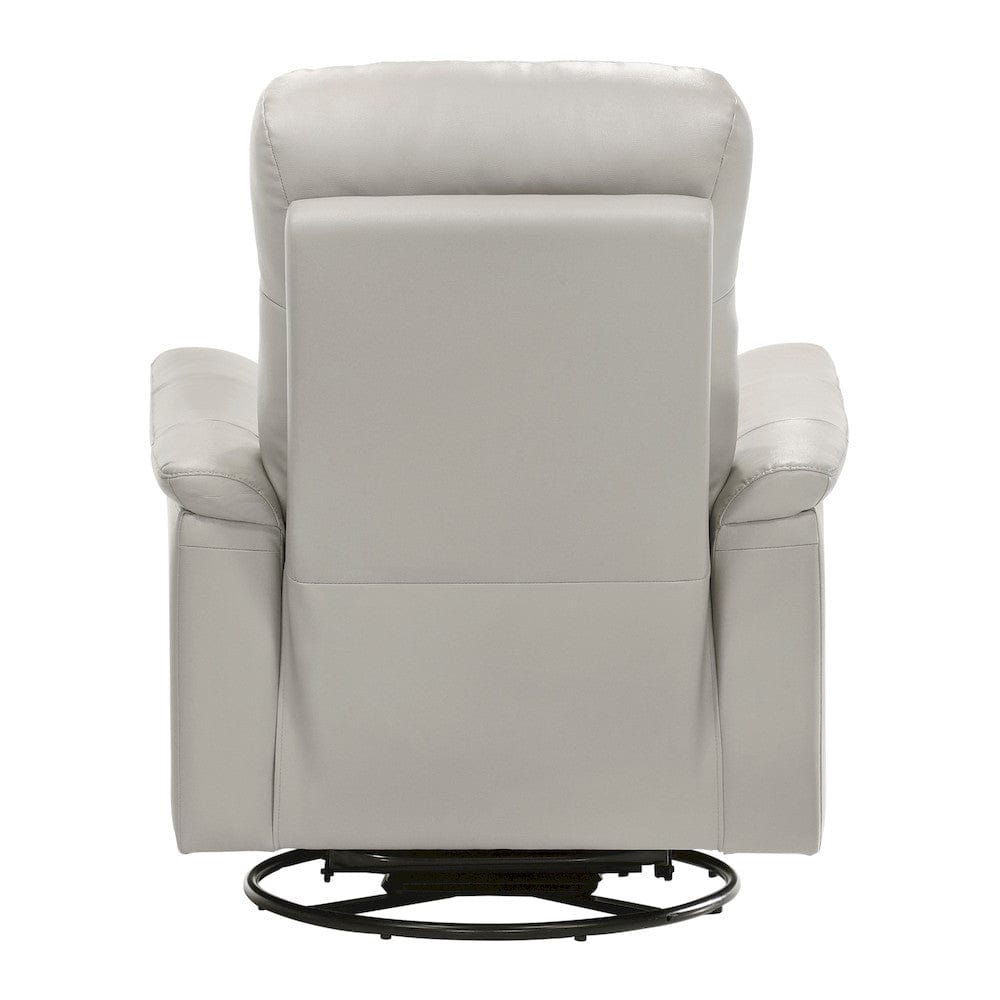 Homelegance  - Bristow Swivel Glider Reclining Chair in Silver - 9620SVE-1  view 4
