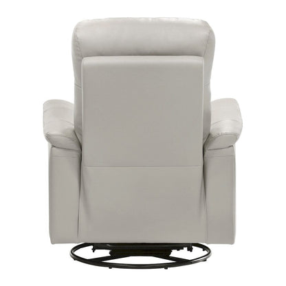 Homelegance  - Bristow Swivel Glider Reclining Chair in Silver - 9620SVE-1  view 4