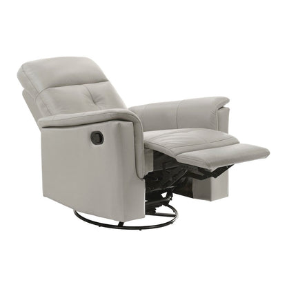 Homelegance  - Bristow Swivel Glider Reclining Chair in Silver - 9620SVE-1  view 5