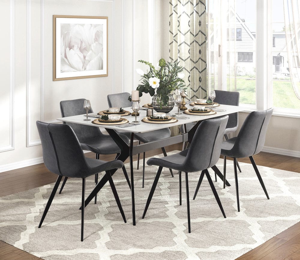 Homelegance  - Brixley Side Chair in Gray - 5916S  view 2