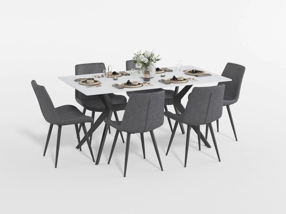 Homelegance  - Brixley Side Chair in Gray - 5916S  view 7