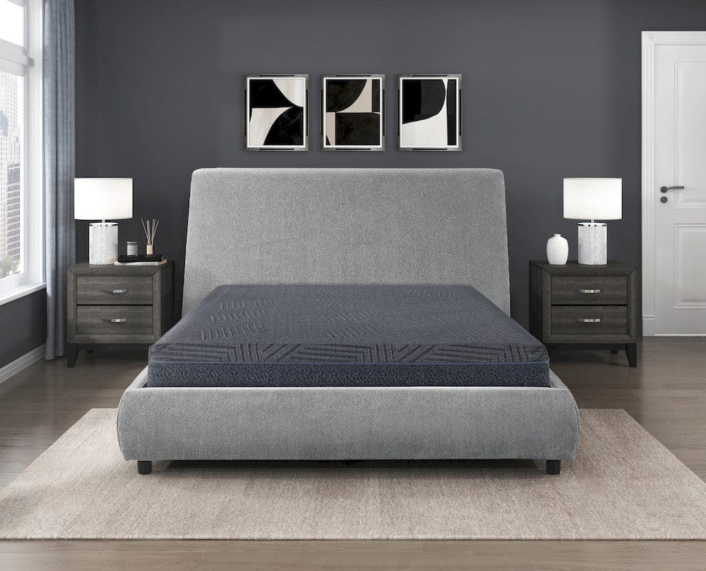 Homelegance  - Burnham 11" California King Green Tea Gel-Infused Memory Foam Mattress in Gray - MT-UNG11CK  view 7