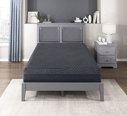 Homelegance  - Burnham 11" Queen Green Tea Gel-Infused Memory Foam Mattress in Gray - MT-UNG11Q  view 9
