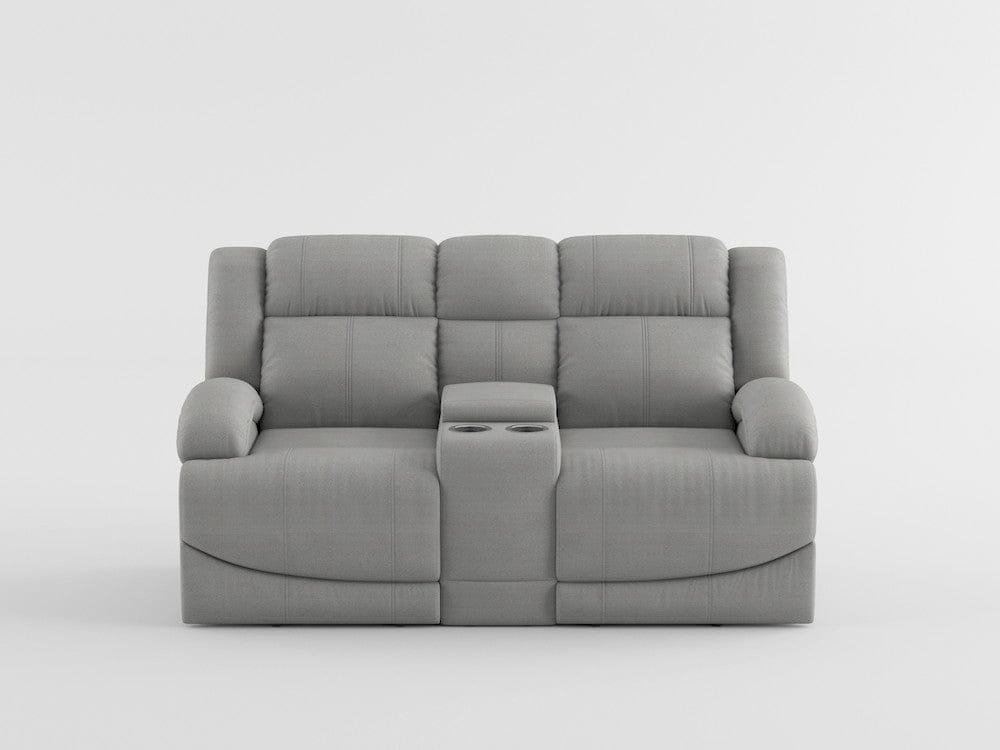 Homelegance  - Camryn Double Reclining Love Seat W/ Center Console in Chocolate - 9207CHC-2  view 9