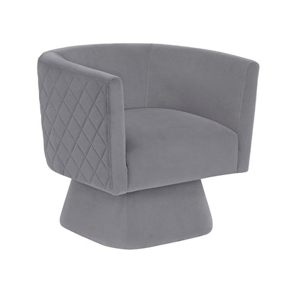 Homelegance  - Candace Swivel Chair in Gray - 1022GY-1  view 1