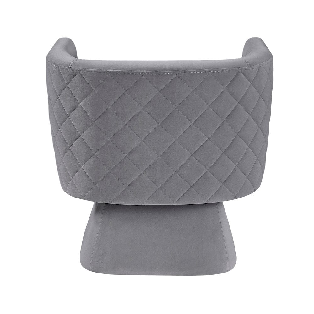 Homelegance  - Candace Swivel Chair in Gray - 1022GY-1  view 4
