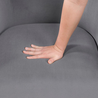 Homelegance  - Candace Swivel Chair in Gray - 1022GY-1  view 5