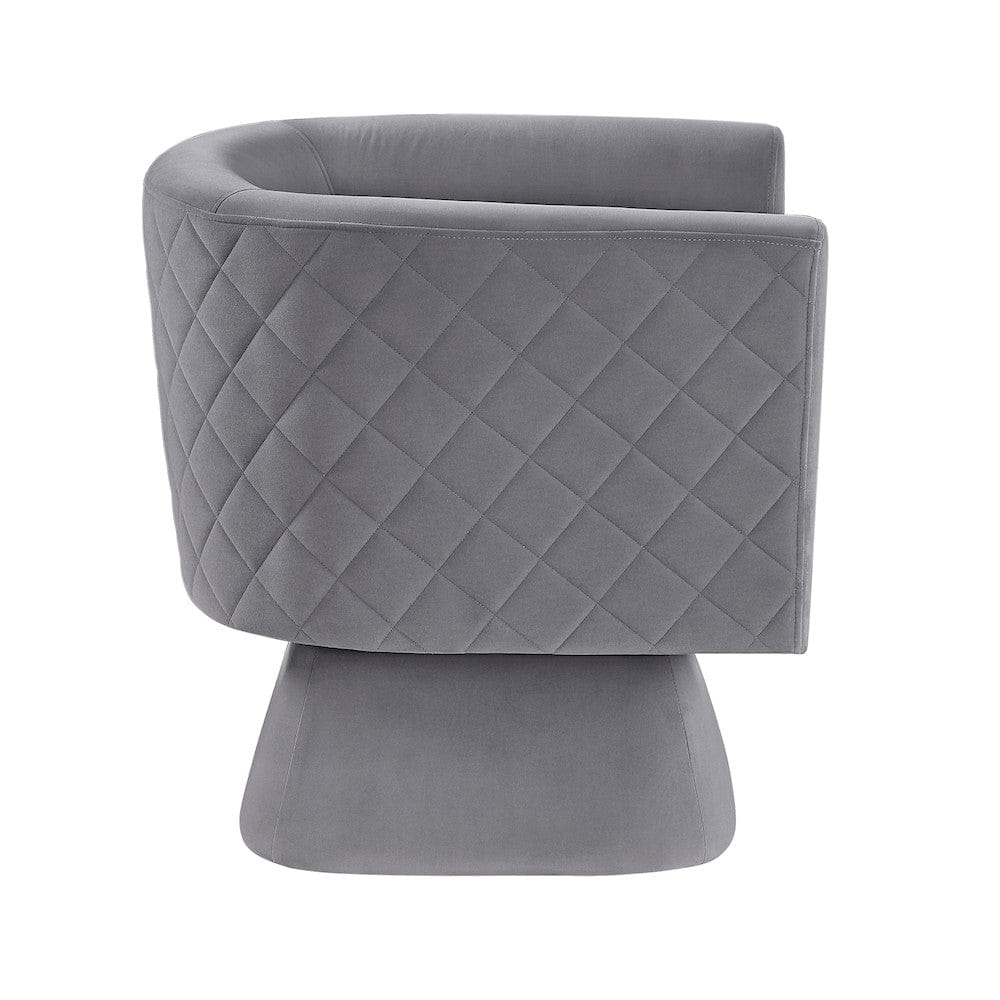 Homelegance  - Candace Swivel Chair in Gray - 1022GY-1  view 9