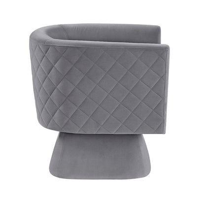 Homelegance  - Candace Swivel Chair in Gray - 1022GY-1  view 9