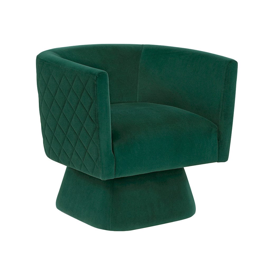 Homelegance  - Candace Swivel Chair in Green - 1022GN-1  view 1