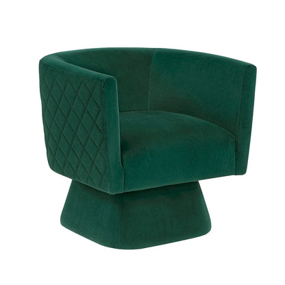 Homelegance  - Candace Swivel Chair in Green - 1022GN-1  view 1