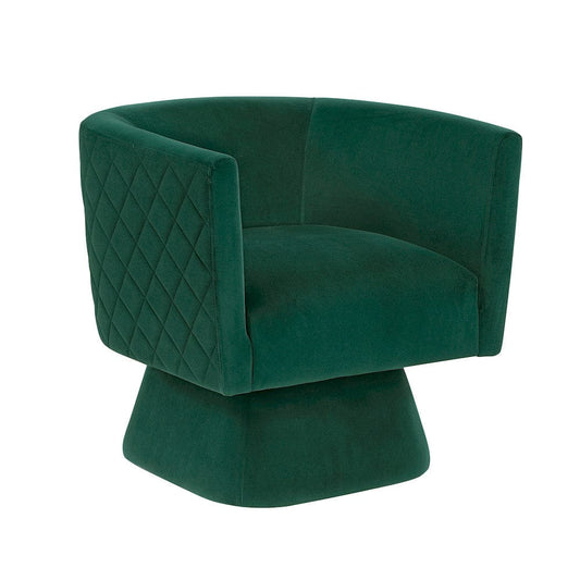 Homelegance  - Candace Swivel Chair in Green - 1022GN-1  view 1