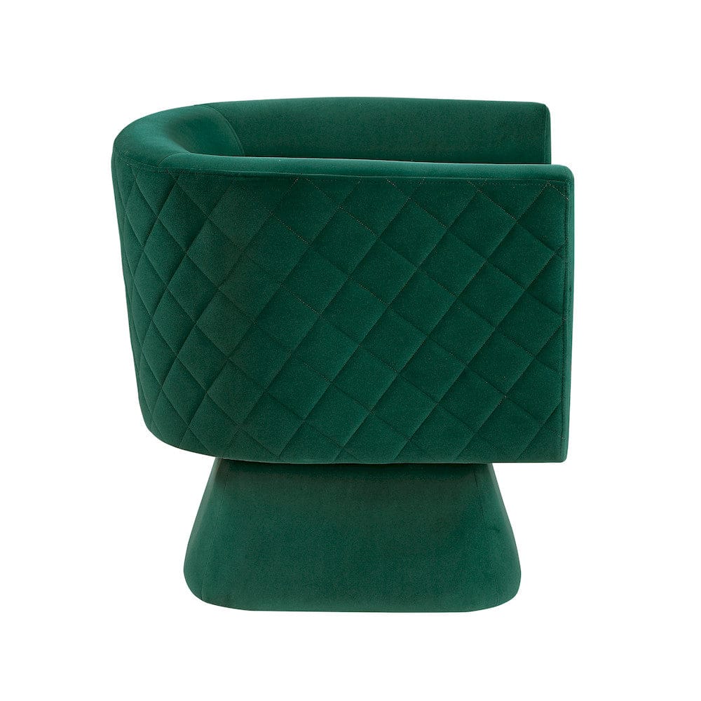 Homelegance  - Candace Swivel Chair in Green - 1022GN-1  view 4