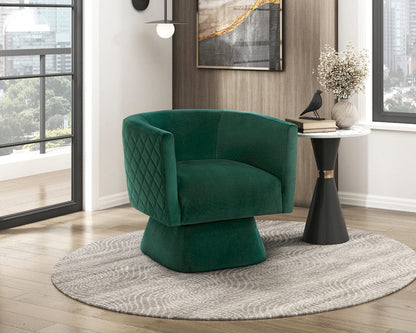 Homelegance  - Candace Swivel Chair in Green - 1022GN-1  view 8