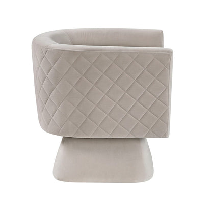 Homelegance  - Candace Swivel Chair in Taupe - 1022TP-1  view 1