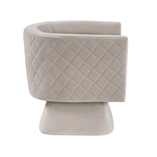 Homelegance  - Candace Swivel Chair in Taupe - 1022TP-1  view 1