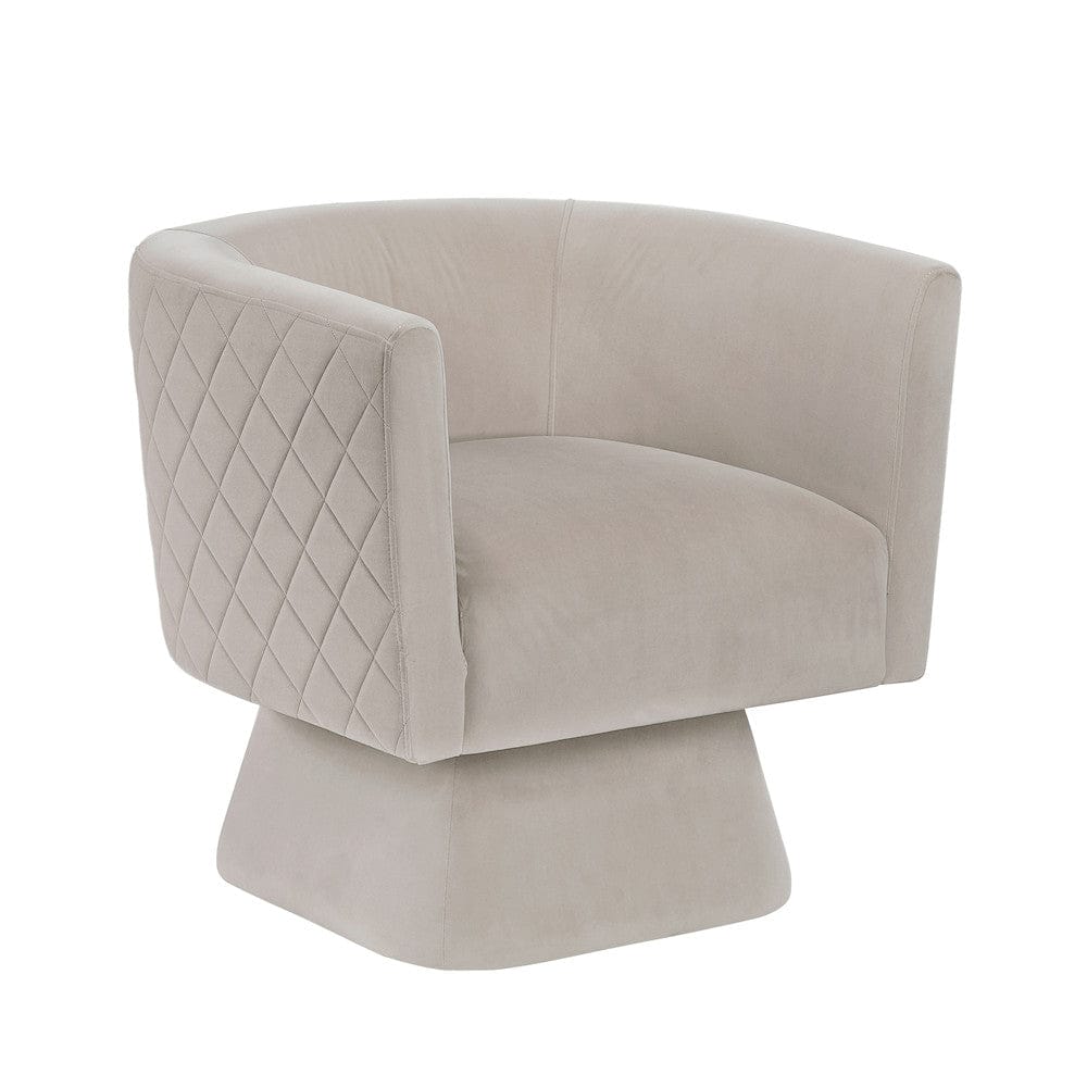 Homelegance  - Candace Swivel Chair in Taupe - 1022TP-1  view 3