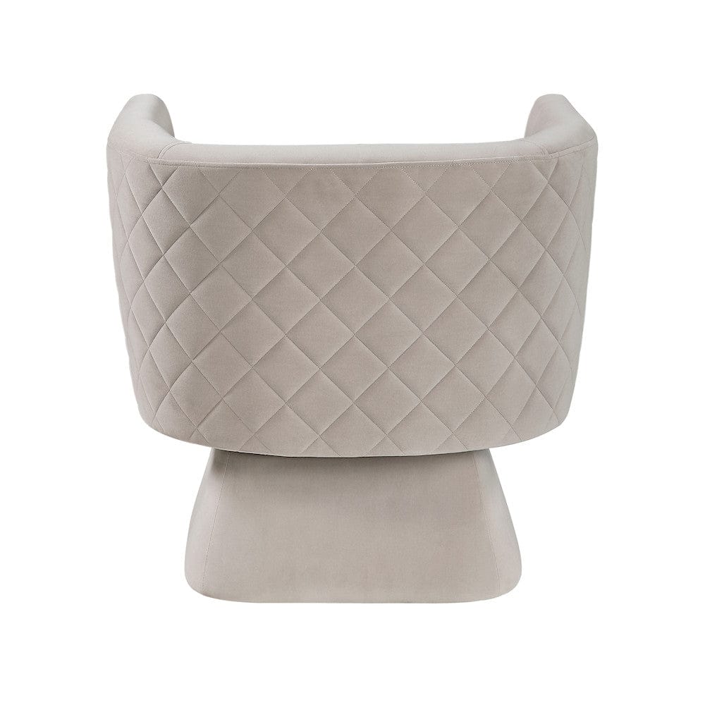 Homelegance  - Candace Swivel Chair in Taupe - 1022TP-1  view 5