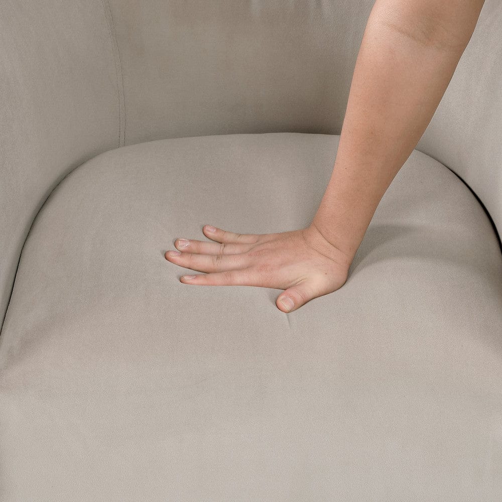 Homelegance  - Candace Swivel Chair in Taupe - 1022TP-1  view 6