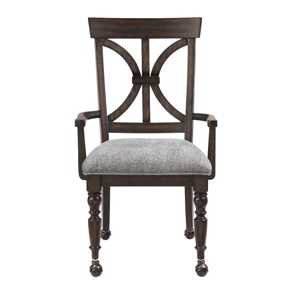 Homelegance  - Cardano Arm Chair W/ Casters - 1689-AC  view 2