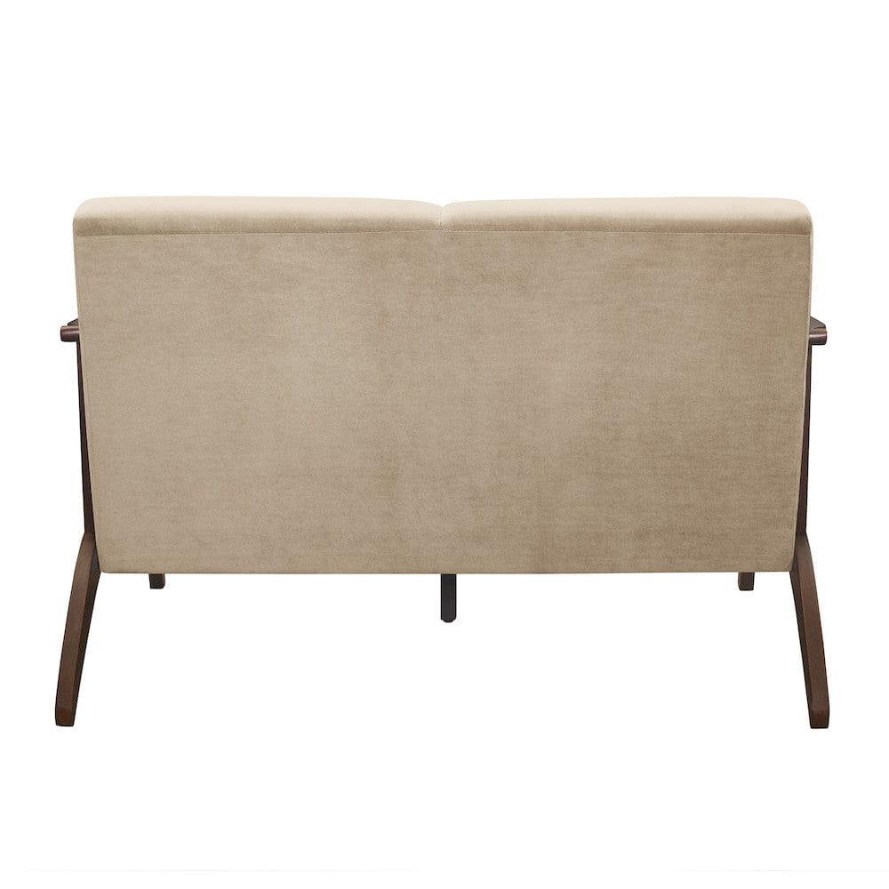 Homelegance  - Carlson Love Seat in Light brown - 1032BR-2  view 5