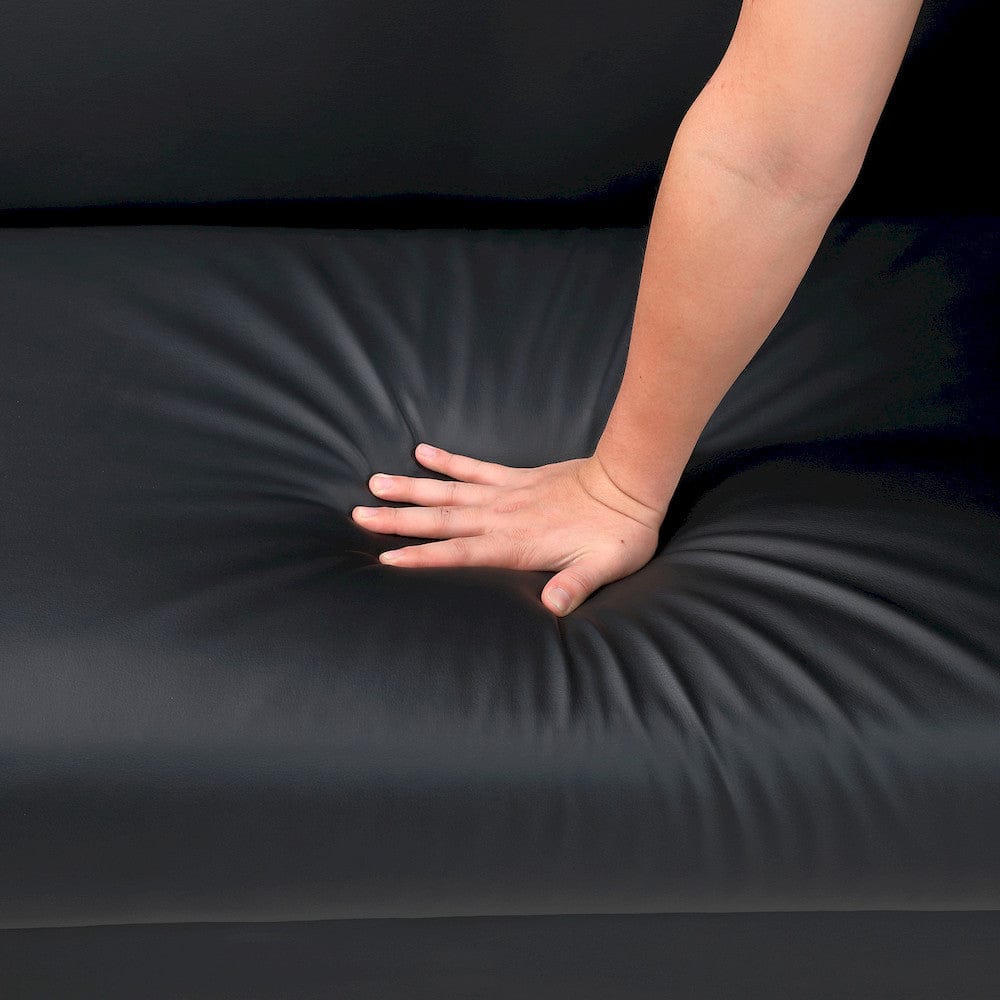 Homelegance  - Carlton Convertible Sofa Bed in Black - 9730BLK-3CL  view 7