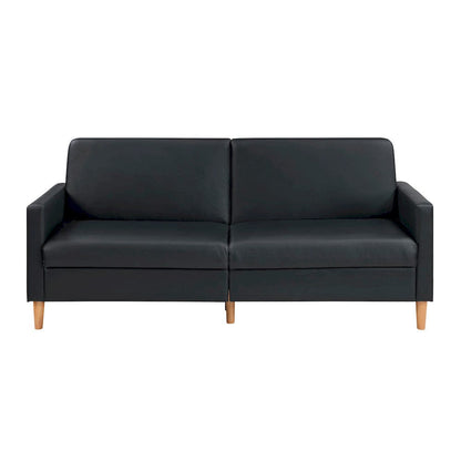 Homelegance  - Carlton Convertible Sofa Bed in Black - 9730BLK-3CL  view 8