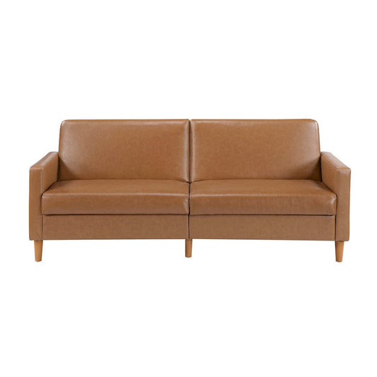 Homelegance  - Carlton Convertible Sofa Bed in Camel - 9730CAM-3CL  view 1