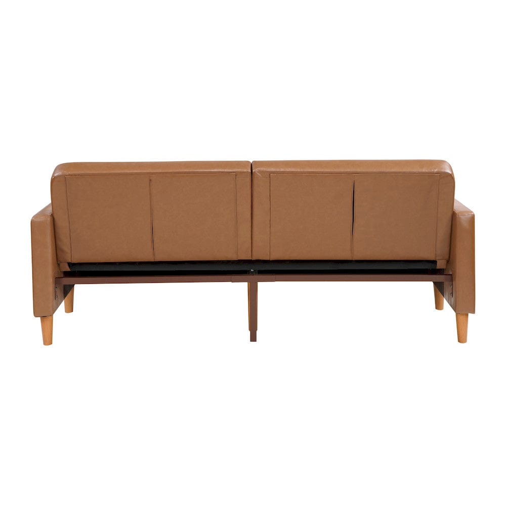 Homelegance  - Carlton Convertible Sofa Bed in Camel - 9730CAM-3CL  view 5