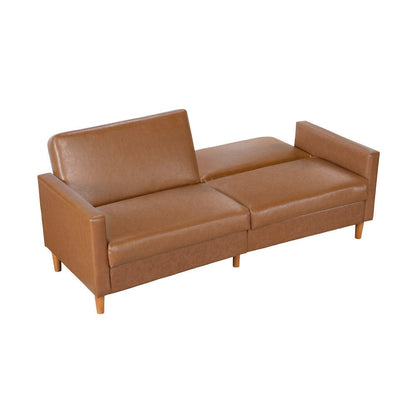 Homelegance  - Carlton Convertible Sofa Bed in Camel - 9730CAM-3CL  view 6