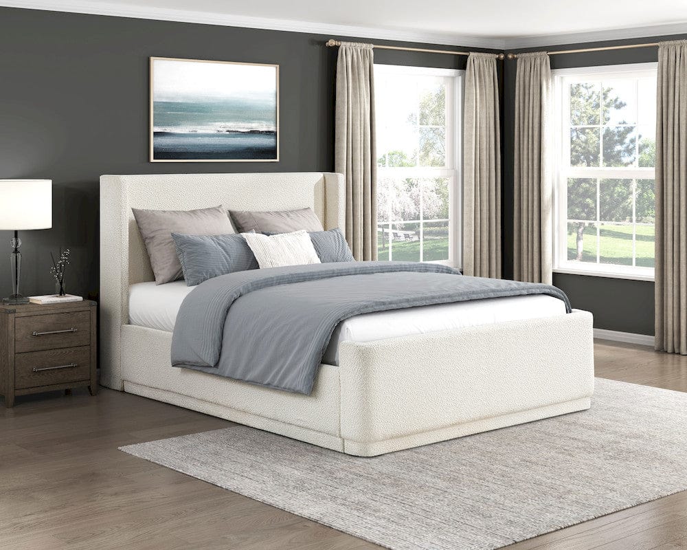 Homelegance  - Carmel Full Platform Bed in Beige - 2396BEF-1x  view 2