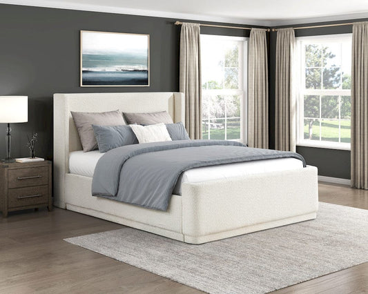 Homelegance  - Carmel Full Platform Bed in Beige - 2396BEF-1x  view 2