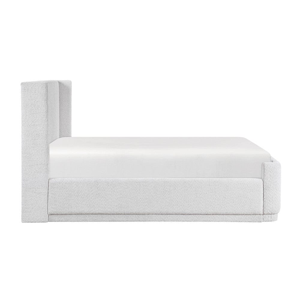 Homelegance  - Carmel Queen Platform Bed in Light gray - 2396LG-1x  view 9