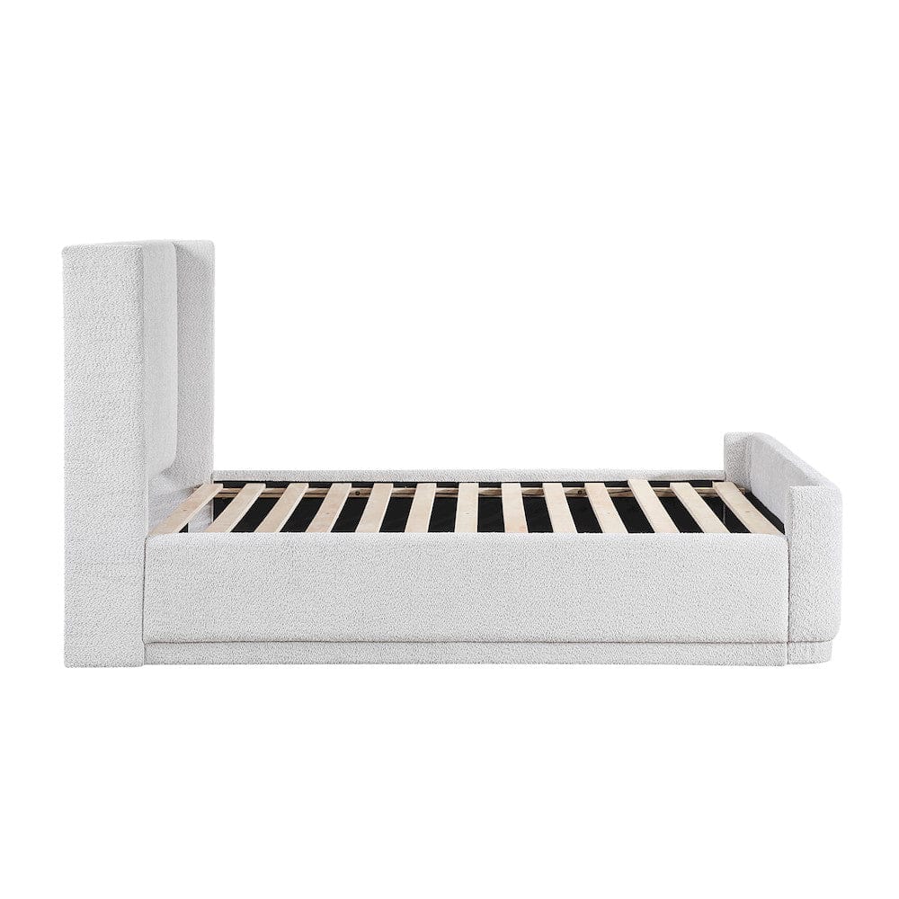 Homelegance  - Carmel Queen Platform Bed in Light gray - 2396LG-1x  view 10
