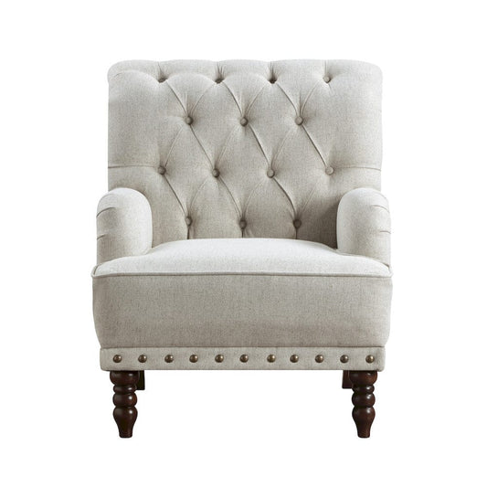 Homelegance  - Carol Accent Chair in Beige - 1270-1  view 1