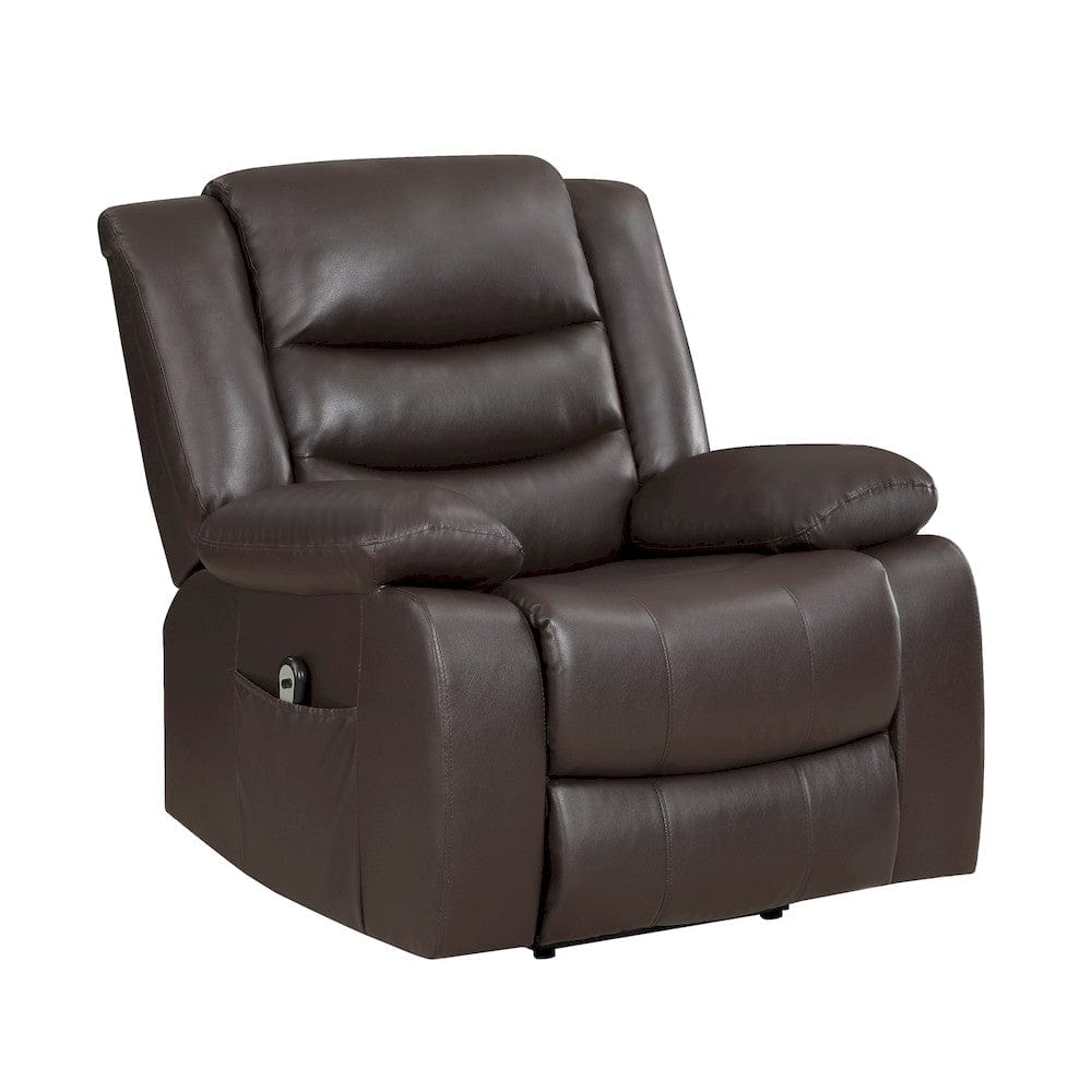 Homelegance  - Carson Power Lift Chair in Dark brown - 9423DBR-1LT  view 1