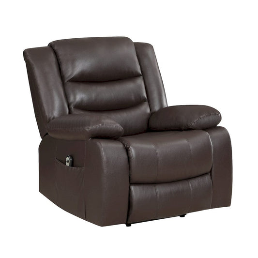 Homelegance  - Carson Power Lift Chair in Dark brown - 9423DBR-1LT  view 1