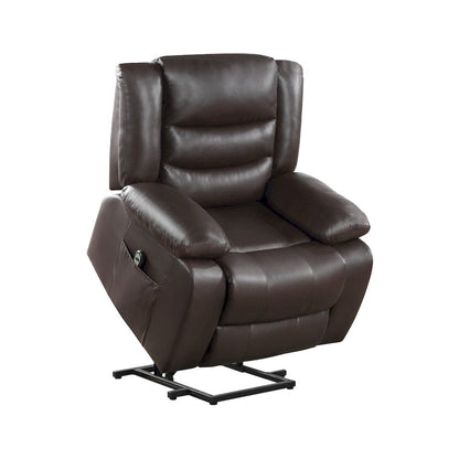 Homelegance  - Carson Power Lift Chair in Dark brown - 9423DBR-1LT  view 6