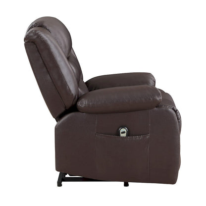 Homelegance  - Carson Power Lift Chair in Dark brown - 9423DBR-1LT  view 8