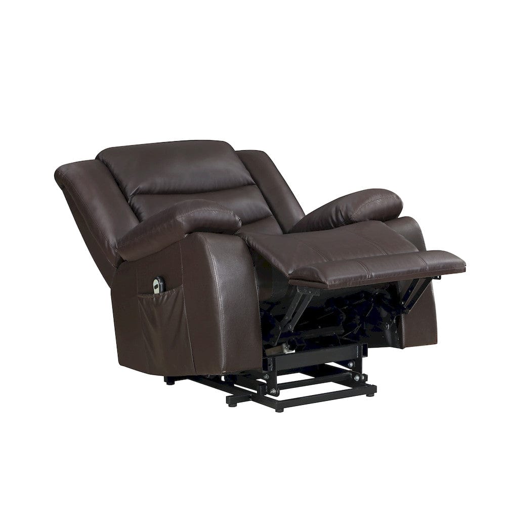 Homelegance  - Carson Power Lift Chair in Dark brown - 9423DBR-1LT  view 10