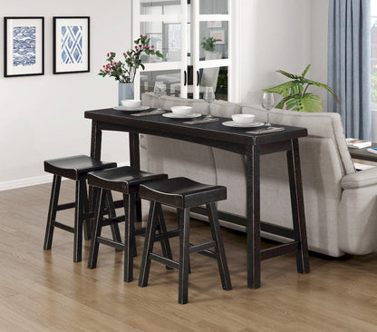 Homelegance  - Caspian 4-Piece Pack Counter Height Set - 5687BLK-364P  view 10